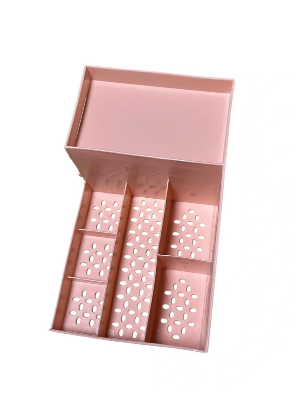 Large Makeup Cosmetic Storage Box Vanity 2 Drawer Organizer Jewelry Nail Polish